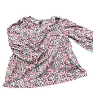 Carters - Long Sleeved Floral Blouse